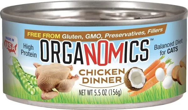 24/5.5oz Evanger's Cat Organomics Chicken Dinner - Health/First Aid